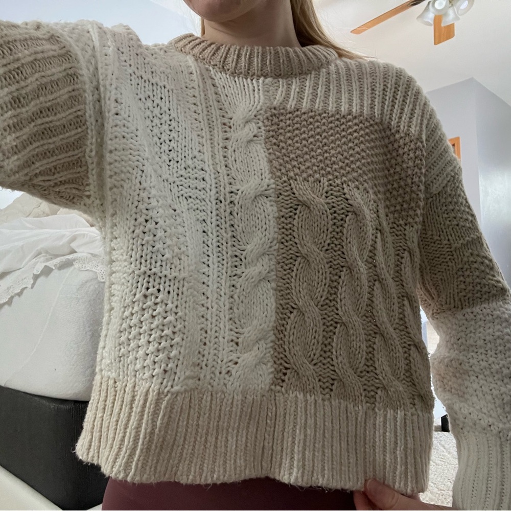 Aerie Cable Knit Sweater